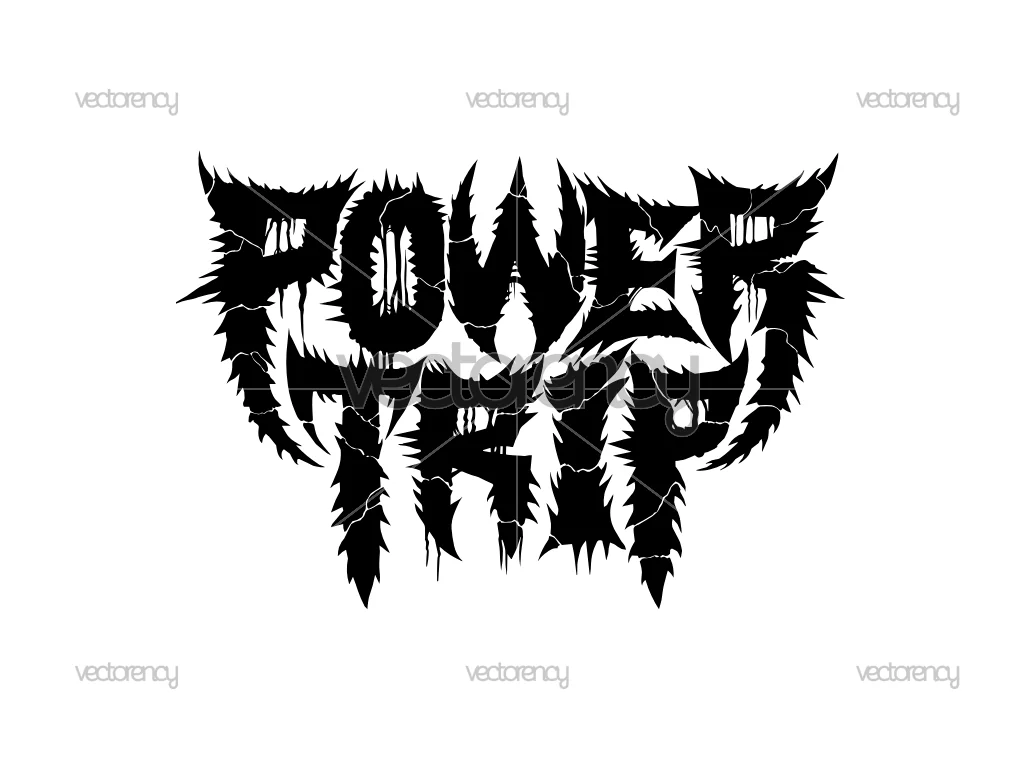 Power Trip Band Logo Vector EPS DXF PNG SVG