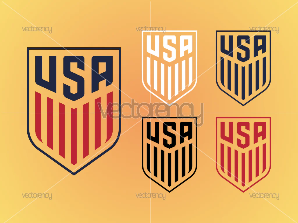 USA National Soccer Team Logo Vector SVG PNG HD Transparent