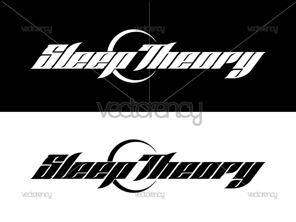 Sleep Theory Band Logo Vector PNG EPS DXF SVG