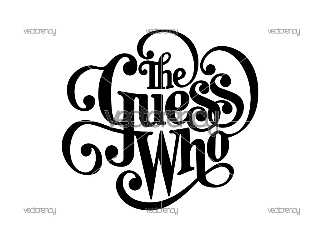 The Guess Who Logo SVG Free