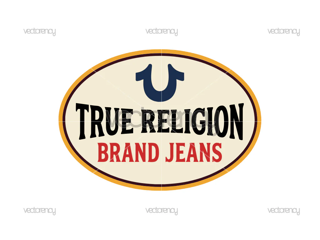 True Religion Brand Jeans Sticker Files PNG SVG Vector