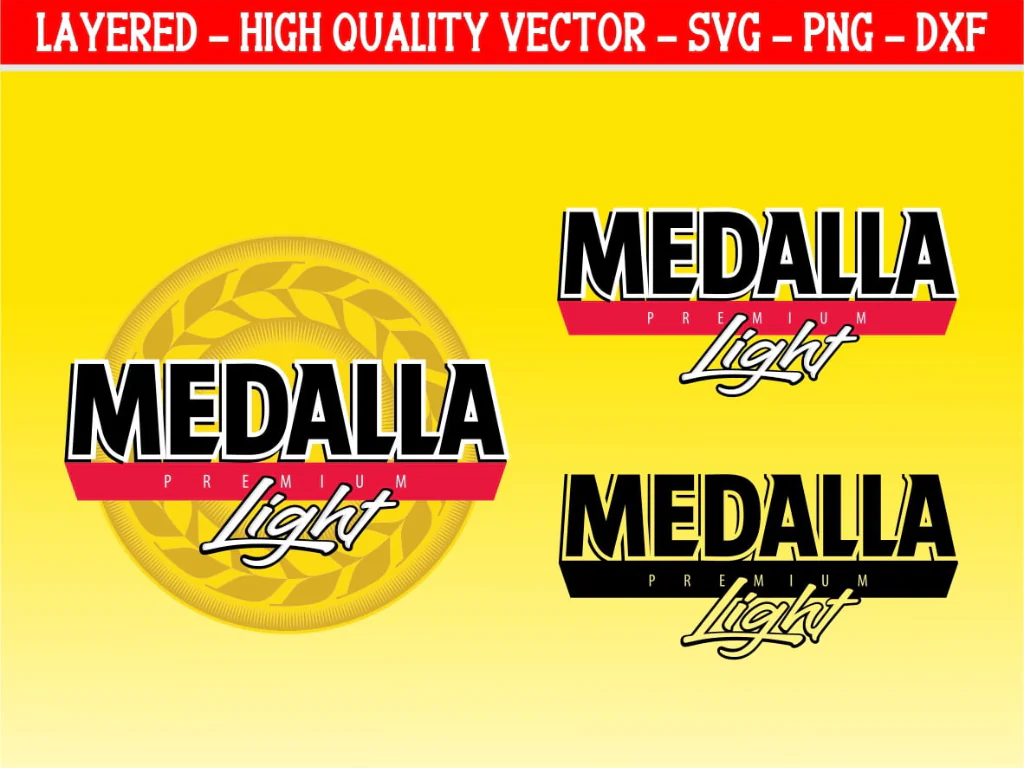 Medalla Logo SVG Bundle Medalla PNG Vector