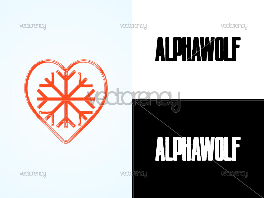 Alpha Wolf Band Logo Vector PNG SVG EPS