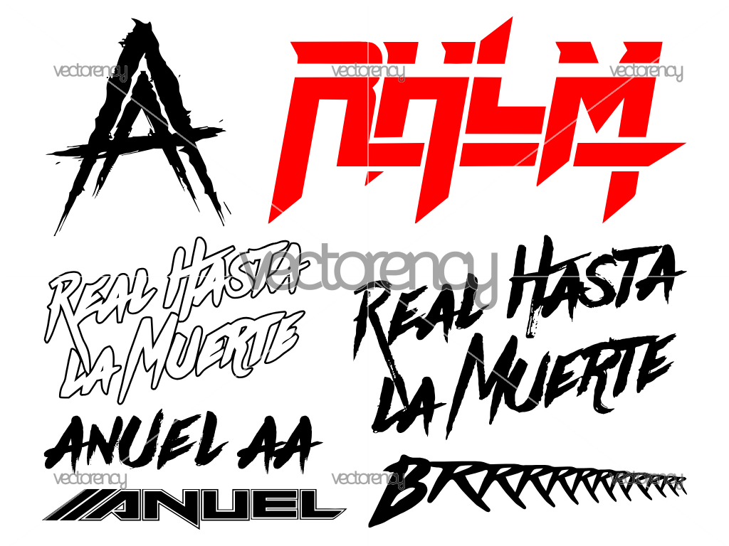 Real Hasta La Muerte Anuel AA SVG Logo