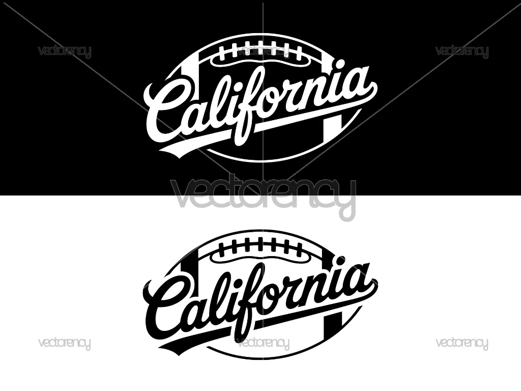 California Football Design SVG PNG
