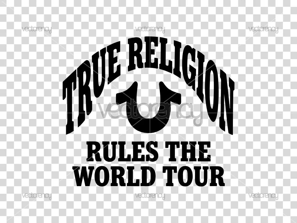 True Religion Rules the World Tour SVG PNG Transparent Logo