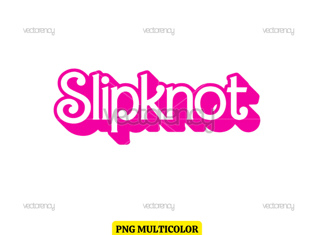 Slipknot Barbie Font Logo Vector SVG PNG HD