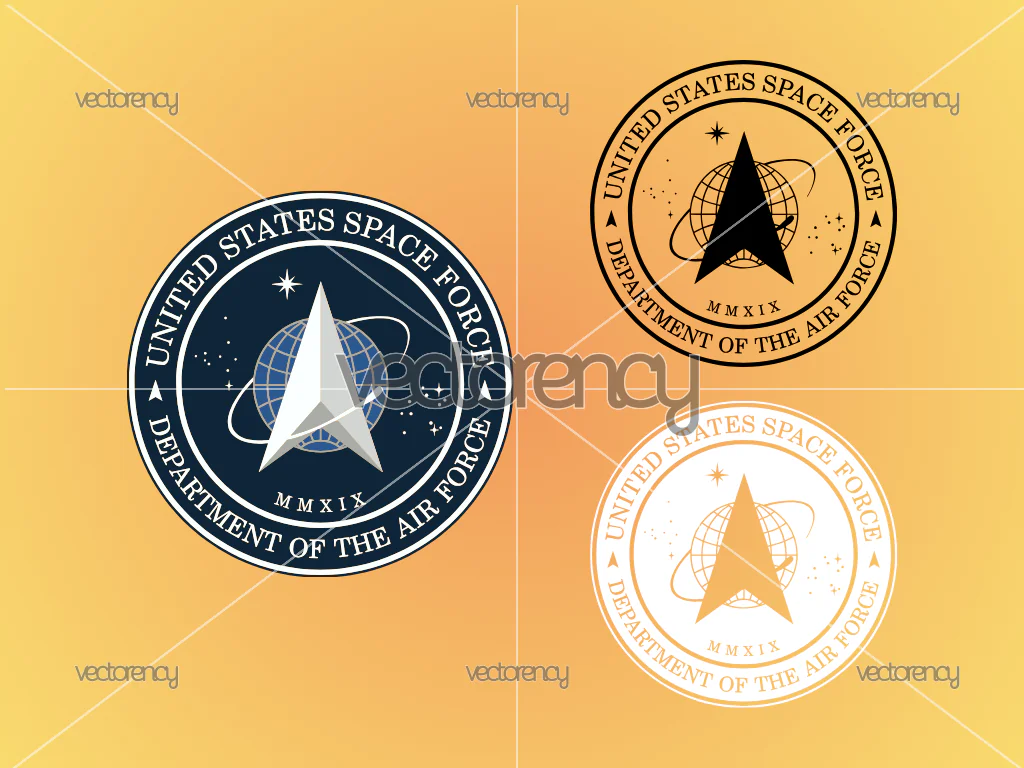 US Space Force Logo SVG, US Army Logo Vector