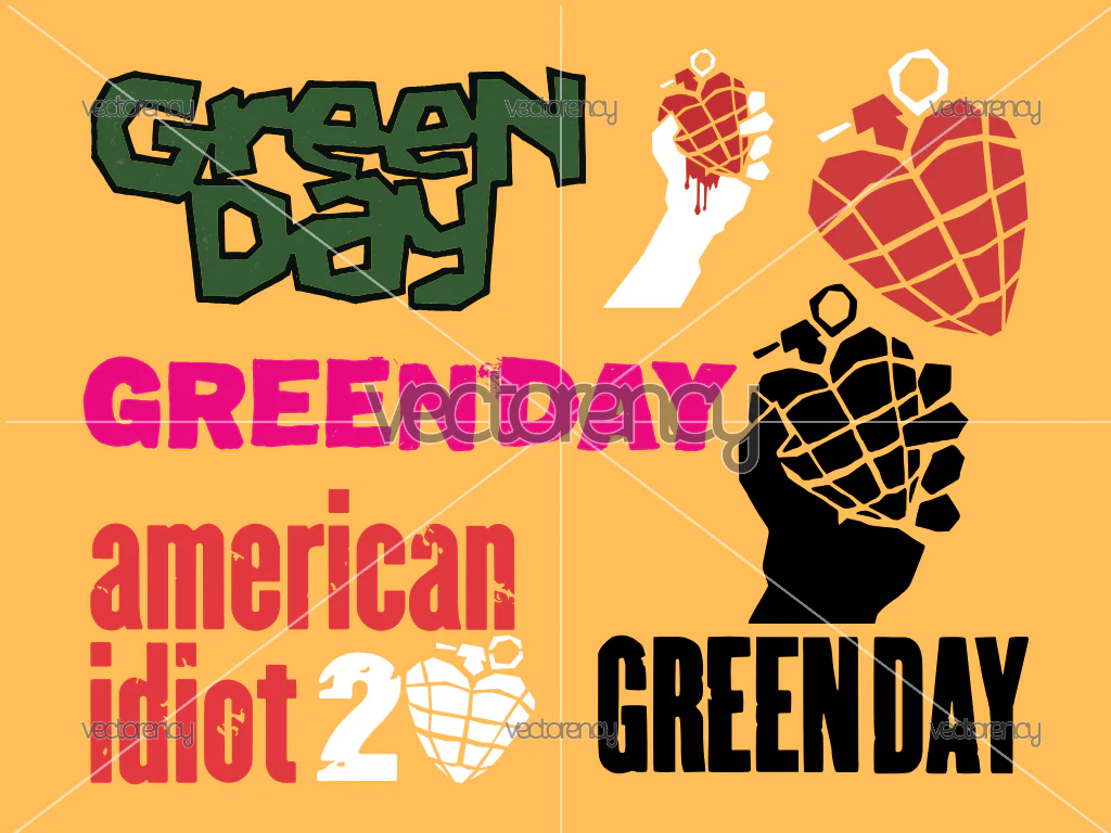 6 Greenday SVG Band Logo PNG Vector EPS