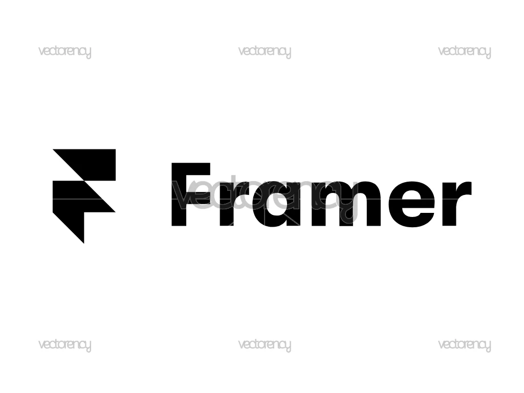Framer Logo SVG Cut File Free