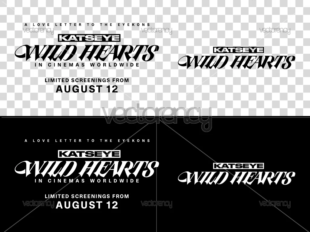 Katseye Wild Hearts Logo Vector SVG PNG Files