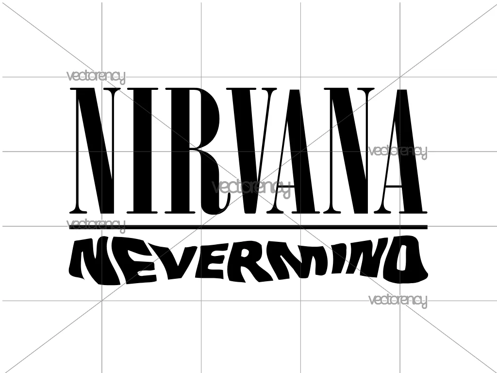 Nirvana Nevermind Logo SVG