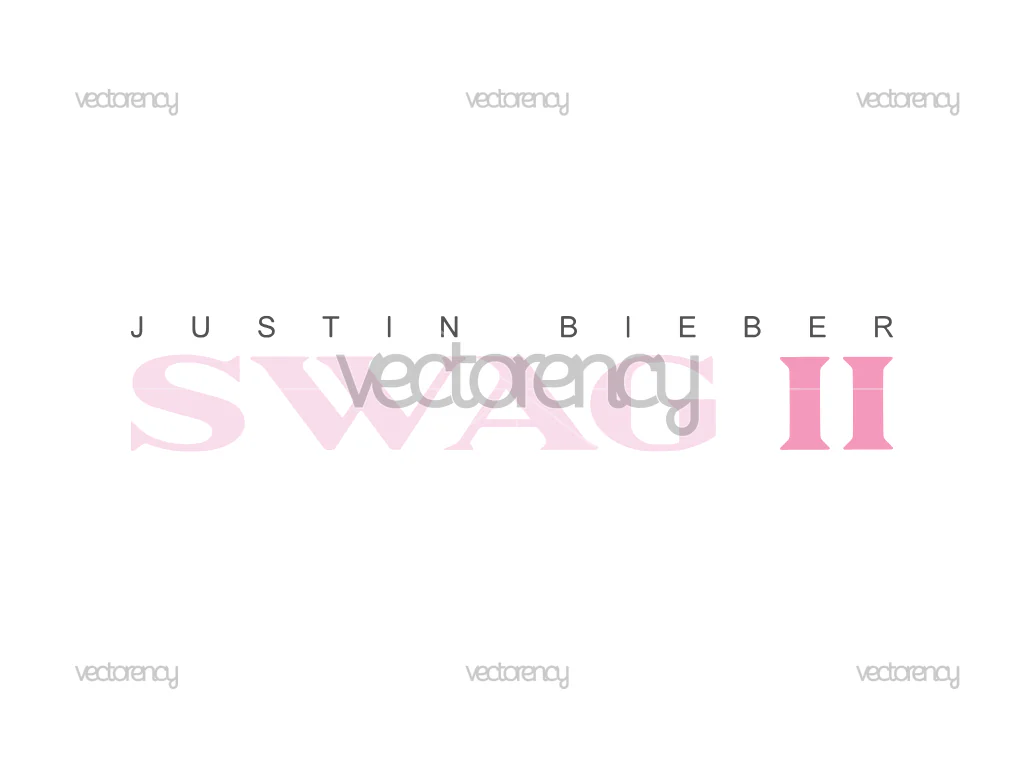 Justin Bieber SWAG II Vector SVG PNG