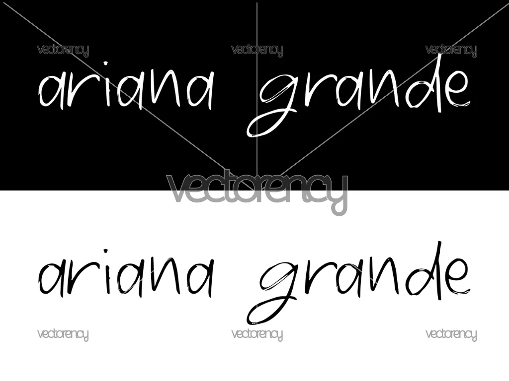Ariana Grande Logo SVG