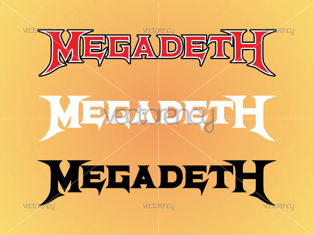 Megadeth Metal Band Logo Vector SVG PNG