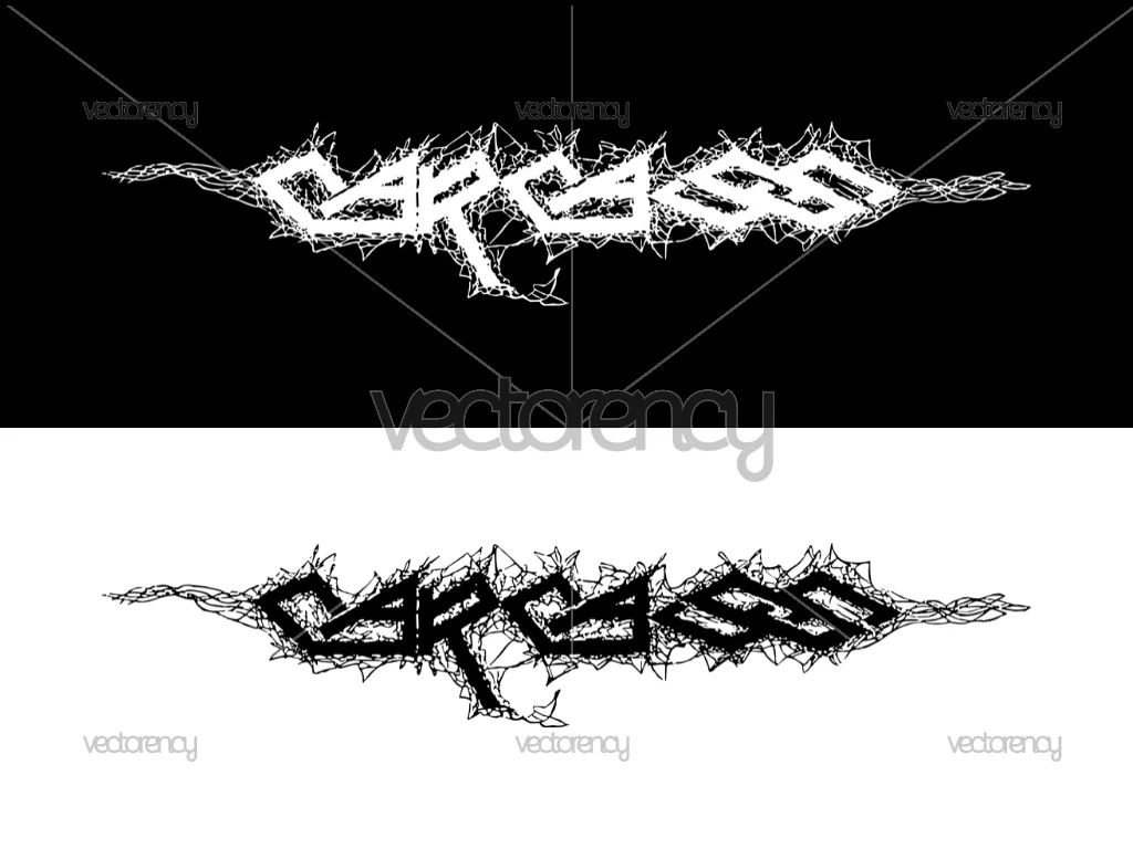 Carcass Band Logo Vector SVG PNG