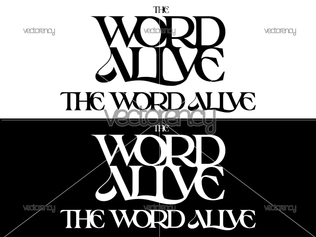 The Word Alive Metalcore Band Logo SVG Vector PNG