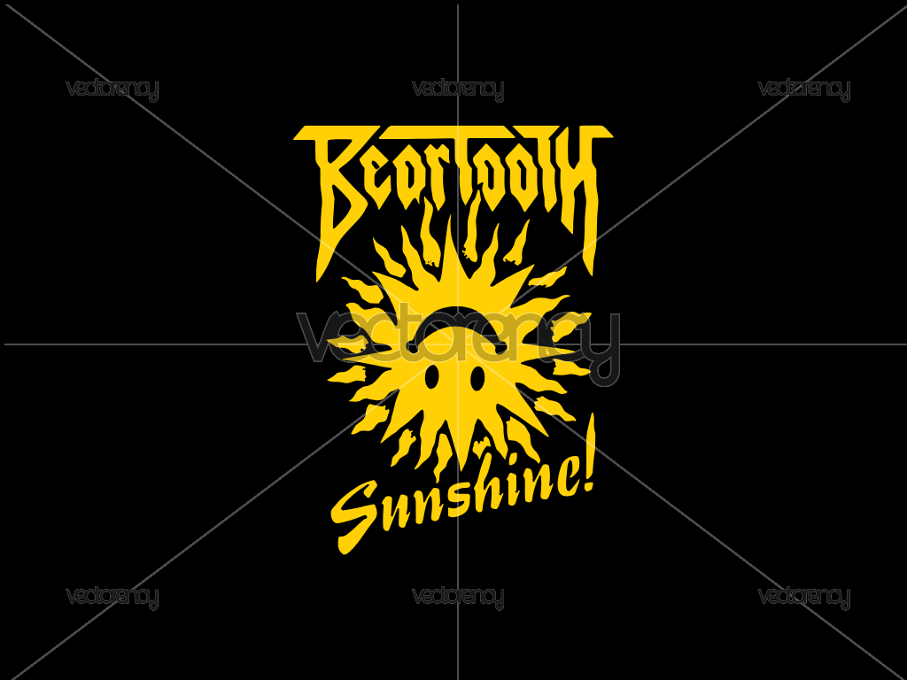 Beartooth Sunshine Vector SVG PNG File