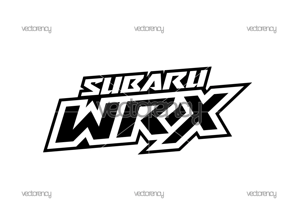 Subaru WRX SVG Vector