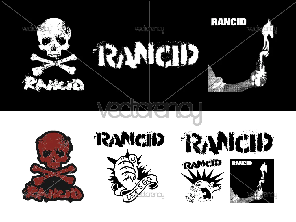 Rancid SVG Vector Band Logo PNG Download