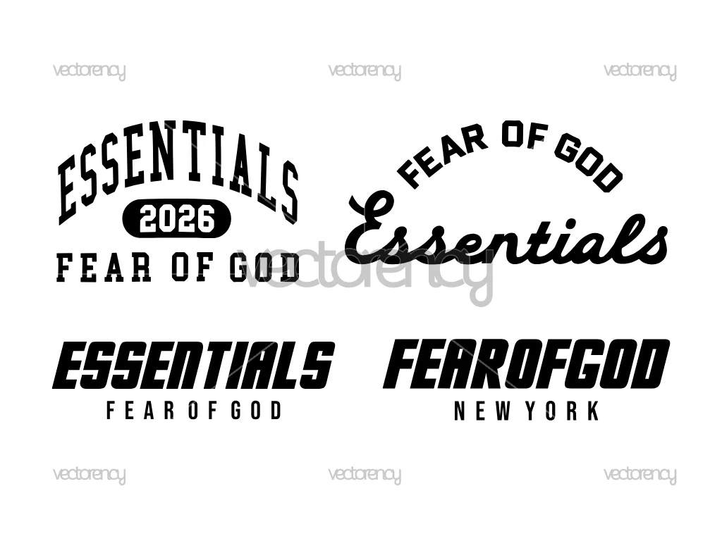 Essentials Fear Of God SVG Vector Image PNG HD