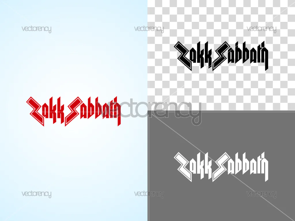Zakk Sabbath Logo Vector PNG HD Transparent