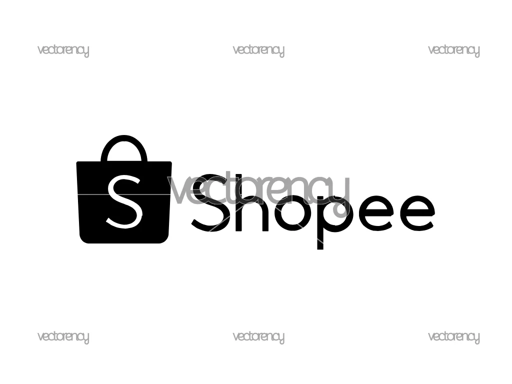 Shopee Logo Black SVG Free