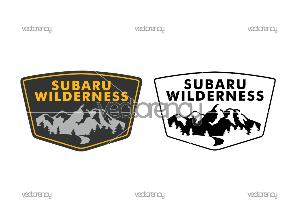 Subaru Wilderness Logo SVG Vector
