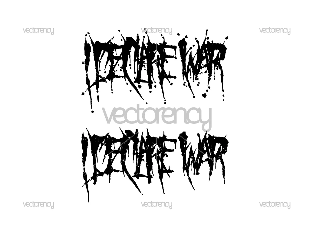 I Declare War Band Logo Vector SVG PNG