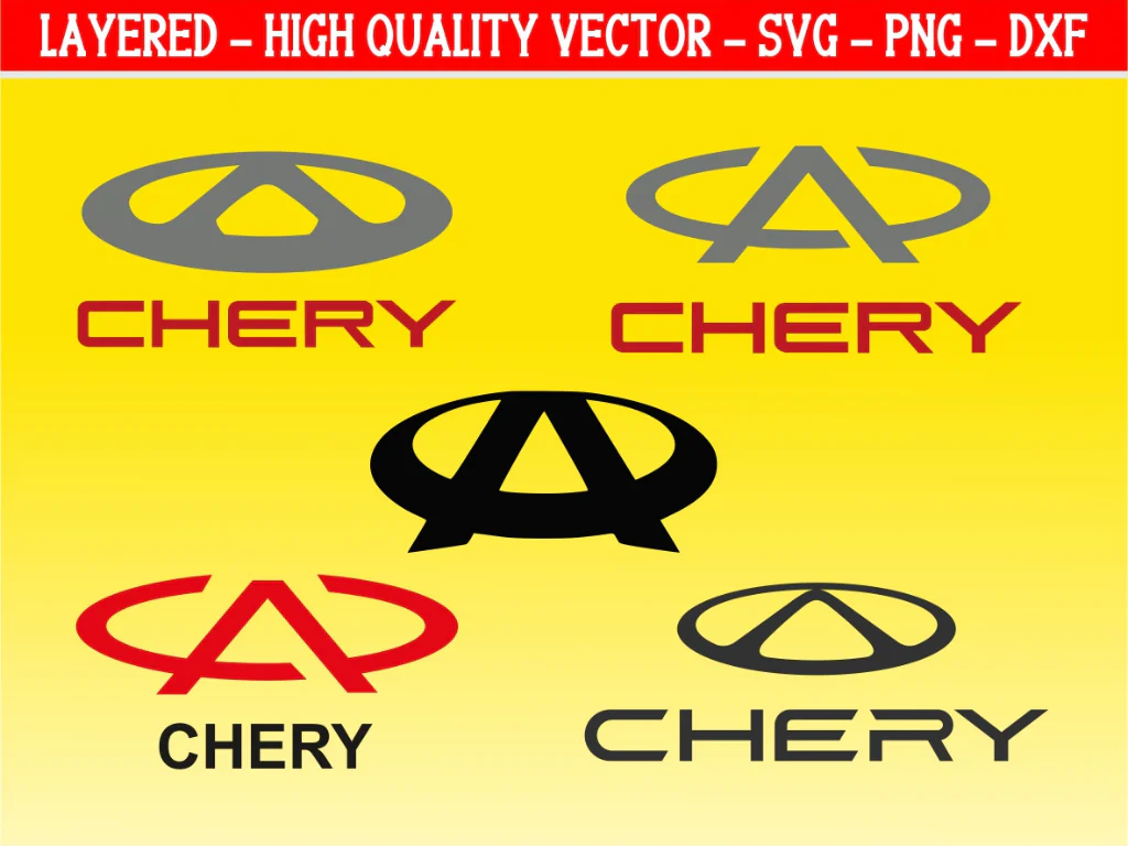 Chery Car Logo Symbol SVG Vector Stock Download