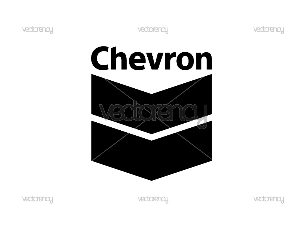 Chevron Corporation Logo Black SVG Free