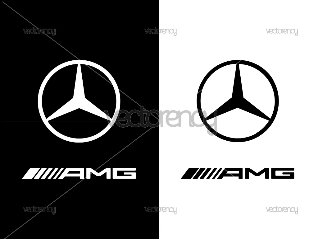 Mercedes AMG Vector Symbol Logo SVG