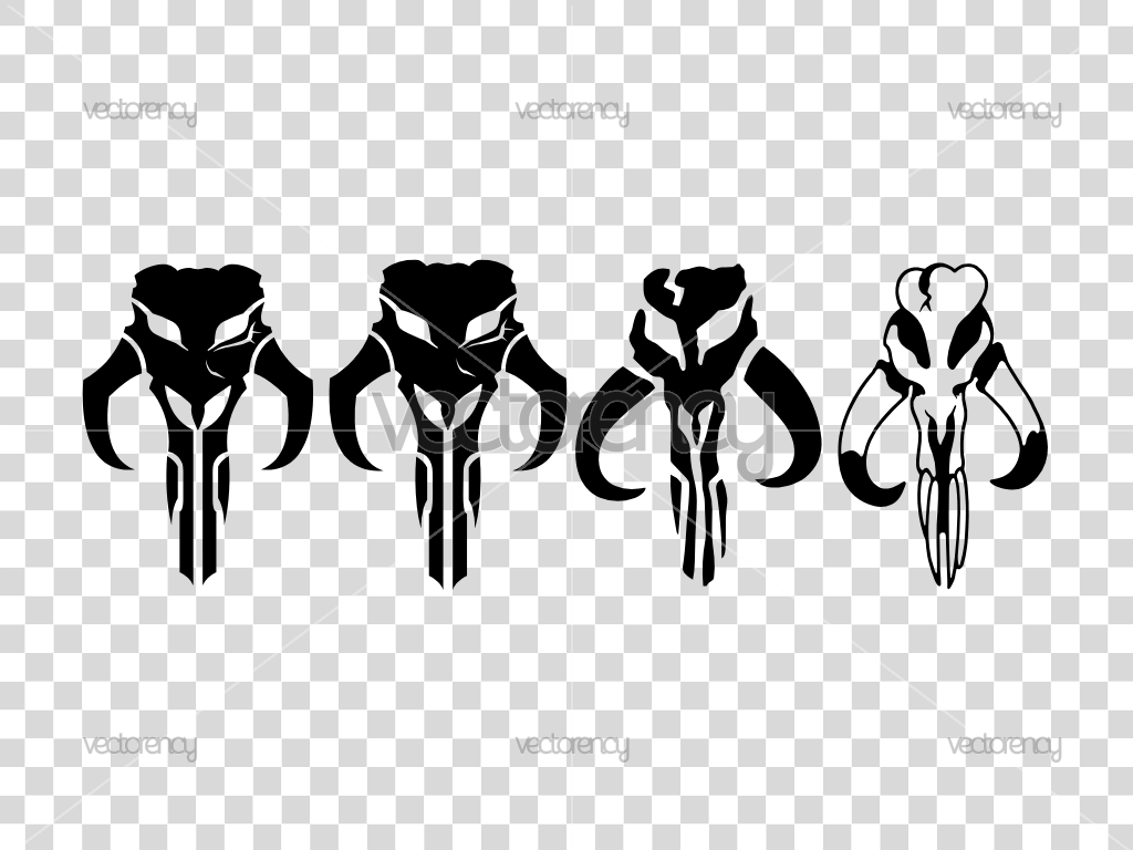 Skull Mythosaur SVG Bundle Vector DXF PNG Transparent