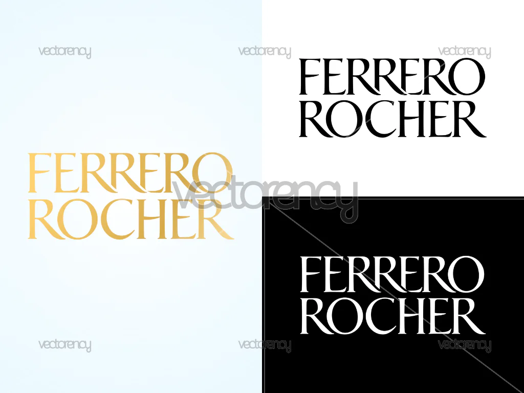 Ferrero Rocher Logo SVG PNG Transparent Editorial Only