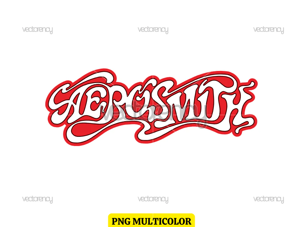 Aerosmith Name Logo SVG Vector