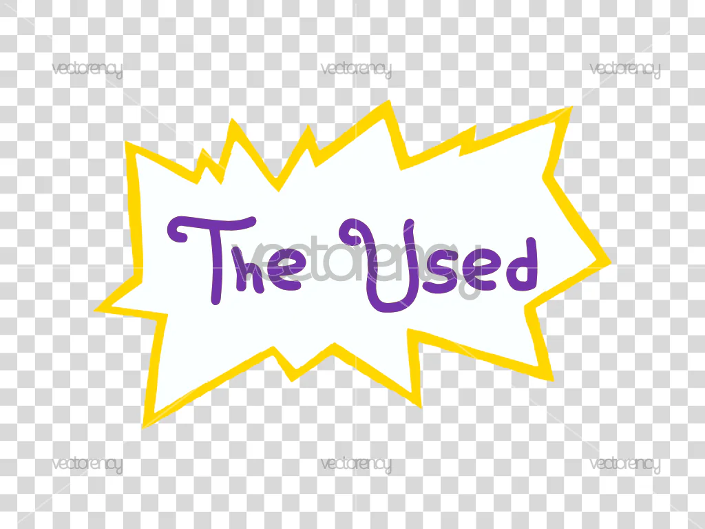 The Used Logo Fan Art Inspired By Rugrats Vector PNG HD