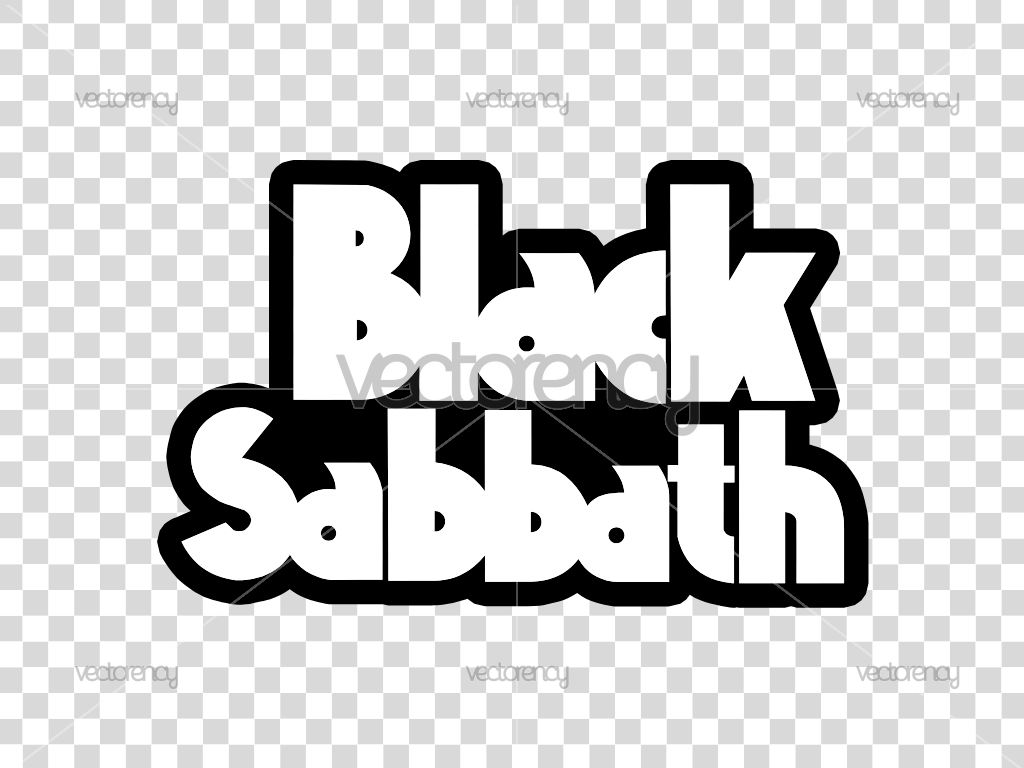 Black Sabbath Band Logo SVG Vector PNG EPS