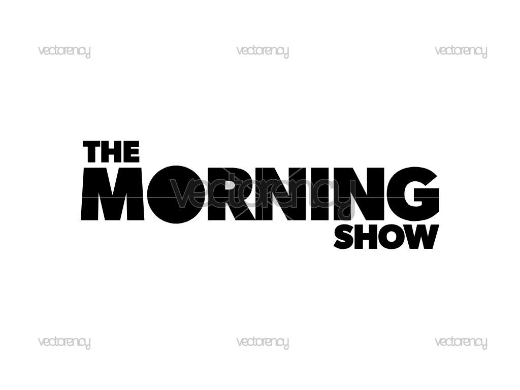 The Morning Show Logo Black Cricut Cut File SVG
