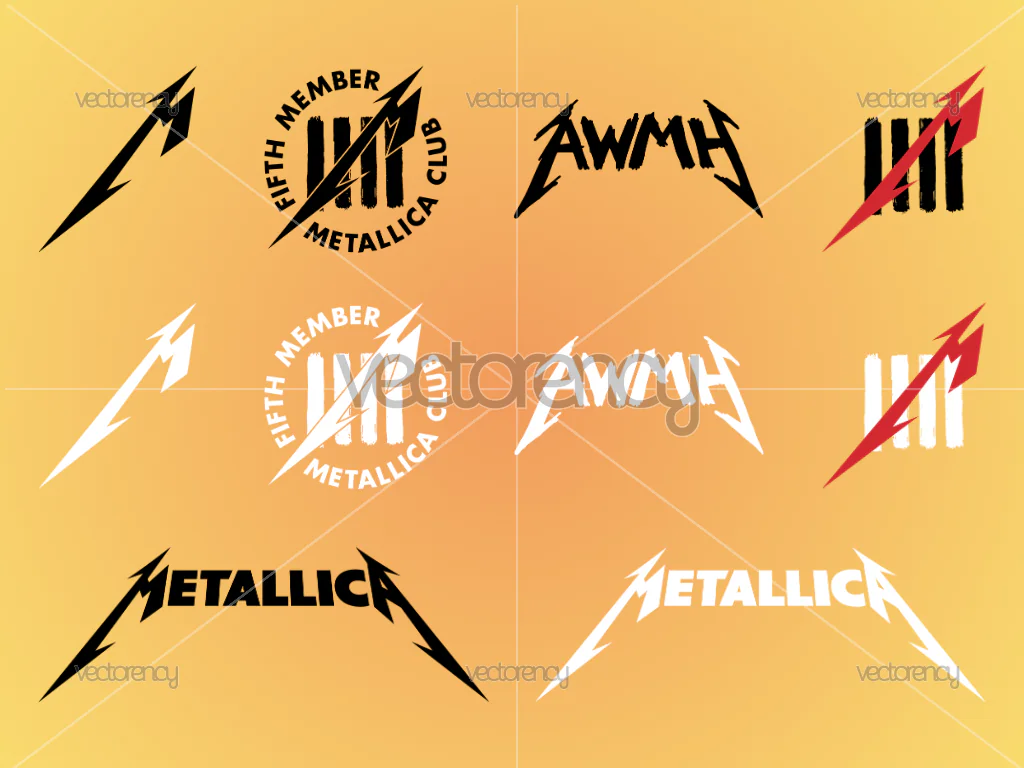 Metallica Band Logo Vector SVG PNG