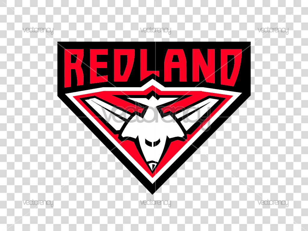 Redlands Essendon Football Club Vector PNG Image