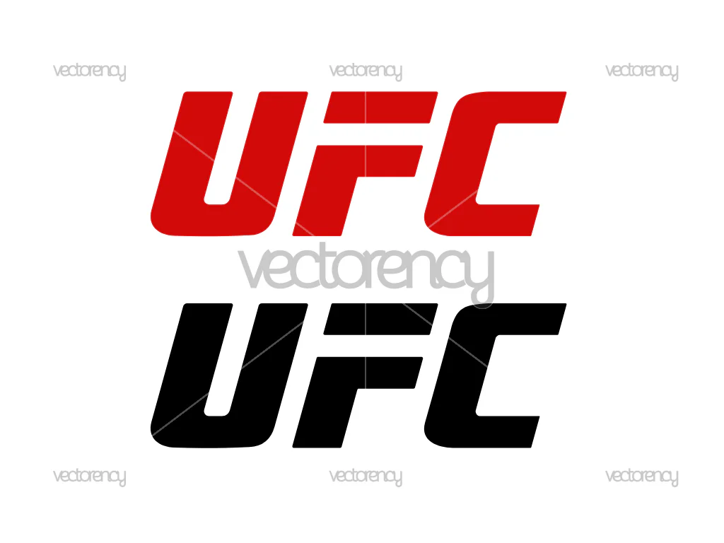 UFC Logo SVG MMA Clipart Digital Download