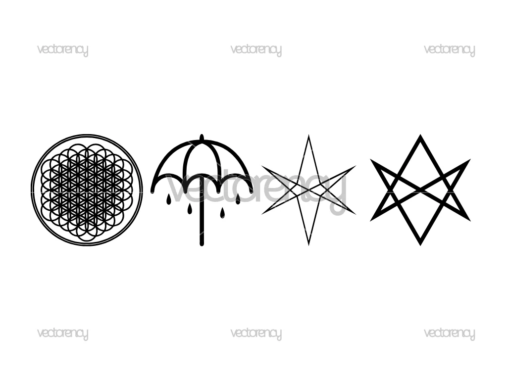 Bring Me the Horizon Symbol Set SVG PNG Vector