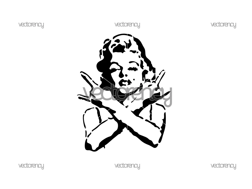 All Hail Marilyn Vector SVG Free