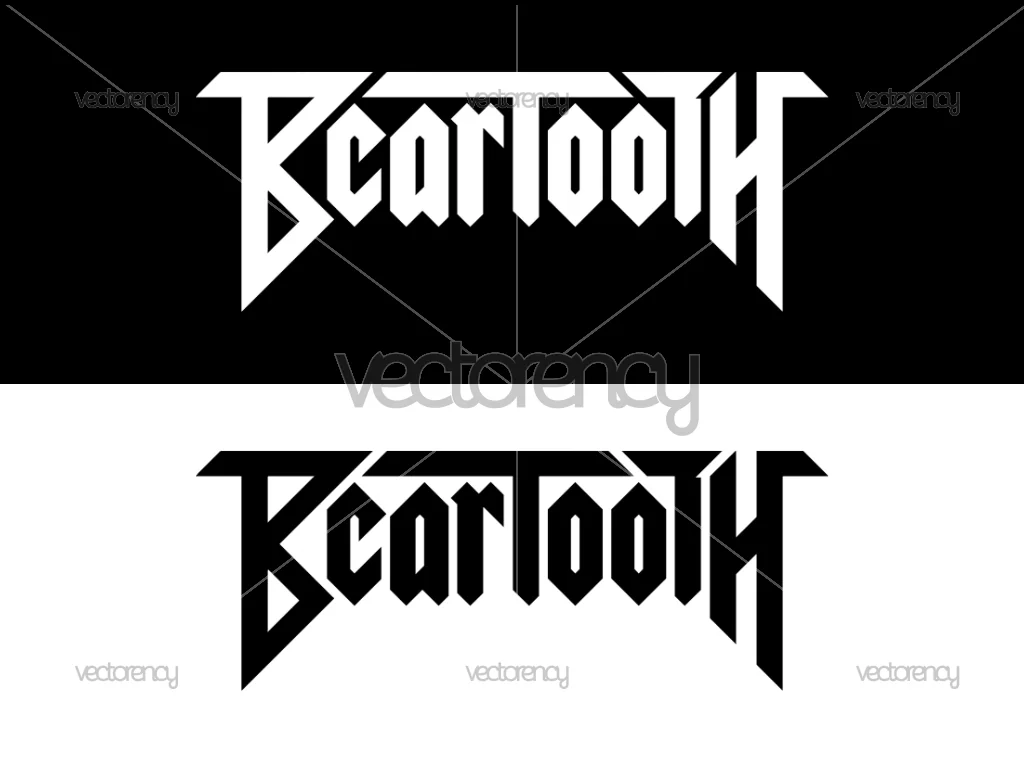 Beartooth Band Logo SVG Vector PNG HD Transparent