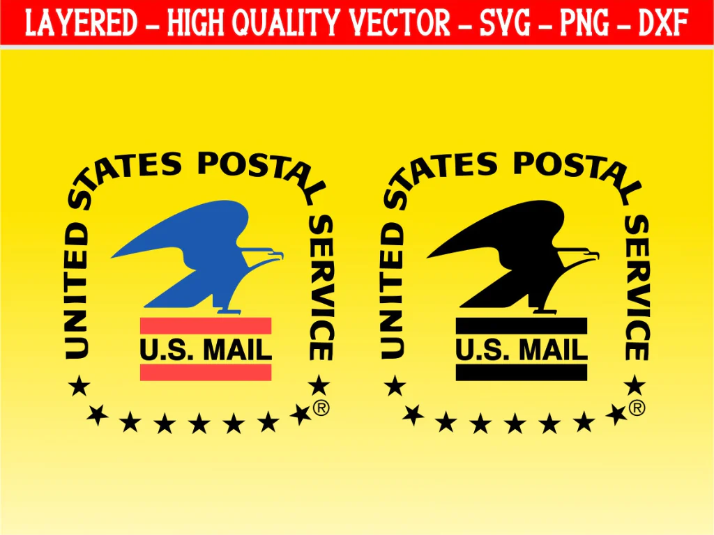 United Postal Logo 1970 SVG