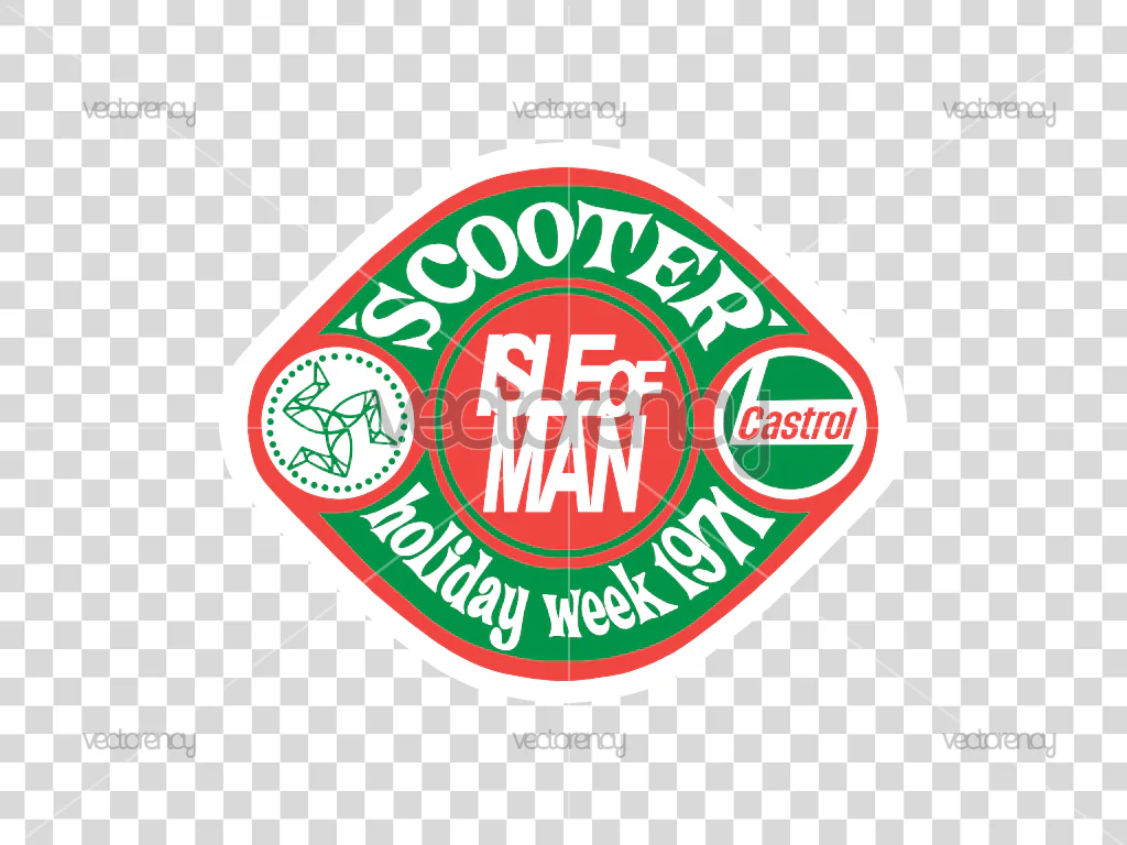 Isle of Man Rally 1971 Castrol Vector SVG PNG