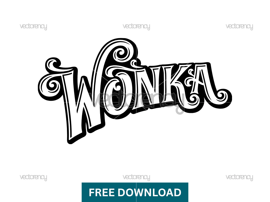 Willy Wonka Logo Text SVG Free
