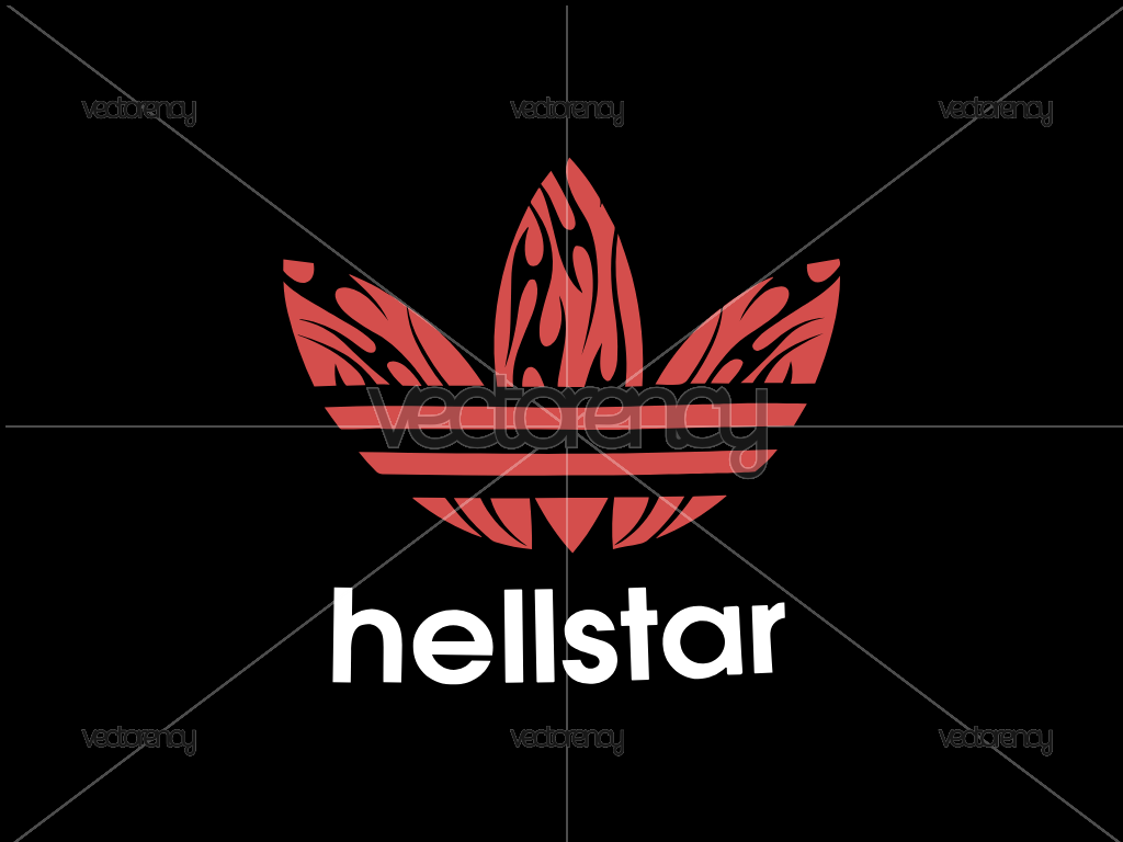 Hellstar Adidas Logo SVG Vector PNG
