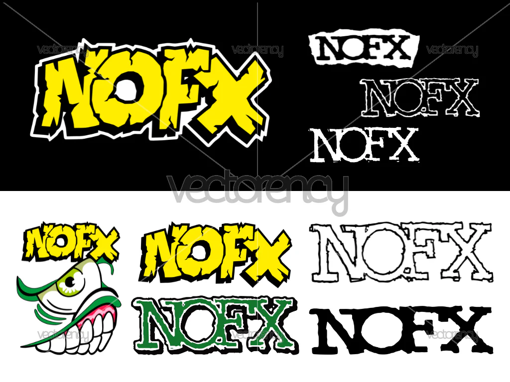 NOFX Band Logo SVG Vector PNG