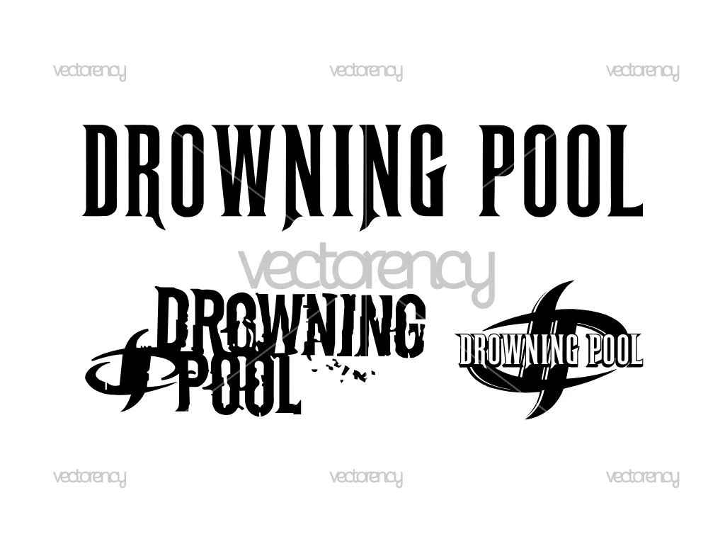 Drowning Pool Band Logo Vector SVG PNG Transparent